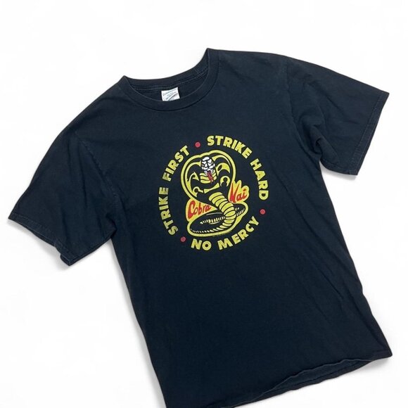 Cobra Kai Karate Kid Logo T-Shirt Black Small - Picture 2 of 4